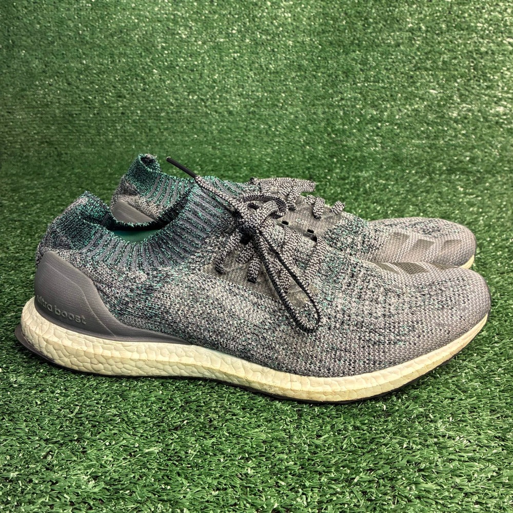 Adidas Ultra Boost Uncaged Primeknit Breathable Running Sneaker Grey Mens Sz 12